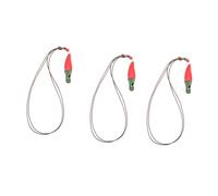 Giocattolo Fischietto in Ceramica Rosso a Peperoncino 3 Pezzi | Educazione Musicale ed Estetica, Creativo, Design Ergonomico, per Ragazzo Ragazza e Studenti, Accessorio Appeso