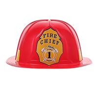 Giocattolo for il trucco Completi for giochi di ruolo Casco da capo dei pompieri Casco da pompiere rigido Casco da pompiere in plastica Abiti da bambino Cappello da pompiere PVC Materiale plastico Att