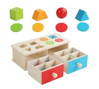 Giocattolo Forme Geometriche - Giocattolo Sensoriale per Classificazione - attività Interattiva Sviluppo Cognitivo Abilità Motorie Bambina 2-4 Anni Scuola Casa Viaggio