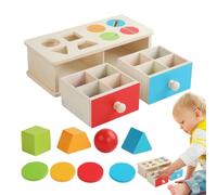 Giocattolo Forme Geometriche,Gioco di Forme e Abbinamento per Bambini | attività Interattiva per Sviluppo Cognitivo e Coordinazione Occhio-Mano dai 2-4 Anni Ideale per Casa Scuola e Viaggi