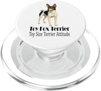 Giocattolo Fox Terrier Cane Toy Size Terrier Attitude Pet Citazione PopSockets PopGrip per MagSafe