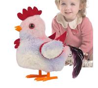 Giocattolo Gallina Cicalante,Sbatacchianti Restiche Morbido di Peluche - Bambola Educativa Sensoriale per, Bambini e Ragazze