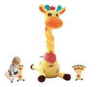 Giocattolo giraffa danzante, giocattolo interattivo per bambini con controllo del volume, danza, canto, conversazione, registrazione e ripetizione. Giocattoli educativi a forma di giraffa. (1pcs)