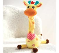 Giocattolo Giraffe Che Balla | Peluche Giraffa Parlante | Peluche Musicale Interattiva E Cantante | Illuminazione Elettrica Interattiva | Il Bambino Incoraggia I Giocattoli Vocali 15 * 15 * 32 Cm