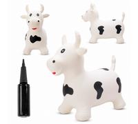Giocattolo gonfiabile per bambini con pompa, toro bianco