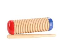Giocattolo Guiro | Istruzioni per le percussioni - Raspa per di toni musicali per formazione educativa in pino giocattolo ritmico con raschietti che ne garantisce praticità e durata.