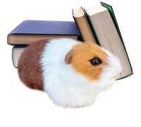 Giocattolo imbottito per criceto Plush - Artificial Hair ABS 12 x 6 x 7 cm | Cute Cuddle Doll Small Hamster Stuffed Animal Soft Decor Collectible | Comfort Companion for Kids Pet Lovers Collectors