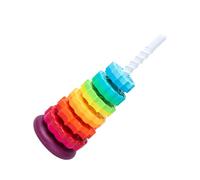 Giocattolo Impilabile E Girevole Per Bambini - Anello Con Torre, Ingranaggi Sensoriali, Set Da Gioco Educativo Per La Motricità Fine, Ruota Dei Colori Interattiva | Giocattolo Ro