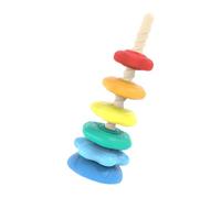 Giocattolo Impilabile | Giocattoli Rotanti da Impilare - Attività Sensoriale per Ordinamento e Motricità Fine Gioco Educativo