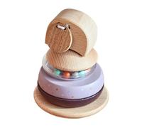 Giocattolo impilabile per animali - Giocattolo impilabile in legno per animali, giocattolo per lo sviluppo motorio 4,84 x 3,54 x 1,06 pollici | impilare la torre degli elefanti e impilare i giocattoli