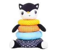 Giocattolo impilamento per bambini - anelli di peluche, giocattolo impilatore | Game animali soft Rings Tower, attività gioco sviluppo ragazzi che migliorano le abilità coordinamento degli occhi la ma