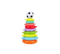 Giocattolo impilatore di anelli per bambini, attività sensoriale colorata, anelli di forte equilibrio con design educativo, per l'apprendimento in età prescolare per bambini e adolescenti, diver