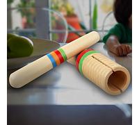 Giocattolo in Legno Guiro, Guiro, Leggero, Non Facile da Danneggiare, Forma Carina per Bambini, Principianti, Regali di Natale