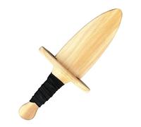 Giocattolo in legno per bambini - Gioco di ruolo da 21 cm con impugnatura antiscivolo e design leggero - Giocattolo per costume da cavaliere in legno per giochi di ruolo, scuola, e attività