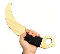 Giocattolo in legno per bambini, gioco di ruolo da 21 cm, con manico antiscivolo, leggero, per l'asilo, la scuola e il parco all'aperto, e ragazze di età superiore ai 3 anni