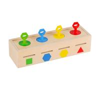 Giocattolo in legno per bambini prescolare e educativo, gioco interattivo con serrature e forme per l'asilo, scuola, viaggi, compleanni
