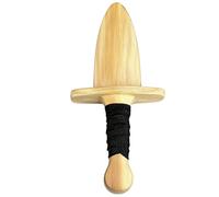 Giocattolo in legno per gioco di ruolo da 21 cm con impugnatura antiscivolo | giocattolo in legno cavaliere per il gioco d'imitazione - per scuola materna e all'aperto, ragazze e ragazzi