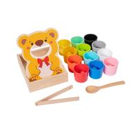 Giocattolo in legno per l'alimentazione, gioco di ruolo, set di cibo con