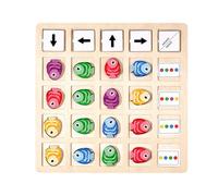 Giocattolo In Legno Per L'apprendimento Precoce Per Bambini Sviluppo Delle Abilità Cognitive Riconoscimento Dei Colori Giochi Direzionali Formazione Logica Miglioramento Della Messa A Fuoco Dei