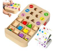 Giocattolo in Legno per Ordinare Forme | Giocattolo Educativo In Legno - Giochi di Abbinamento Sensoriale dei Colori,Per Attività Di Apprendimento Prescolare Bambina Bambino Ragazzo E Compleanno
