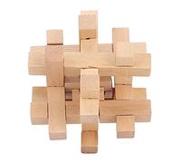 Giocattolo in legno per sport di pensiero interlock cerebrale, gioco logico, giocattolo intelligente, per adulti e bambini, allenamento della pazienza, allenamento della memoria, in legno di qualità