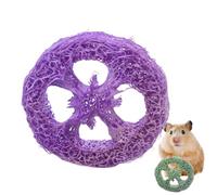 Giocattolo in Luffa per criceto - Accessorio di gioco per cincillà | Giocattolo da masticare per gerbilli, per padroni di animali, gatti, cani, soggiorno, camera da , ufficio, casa gabbia