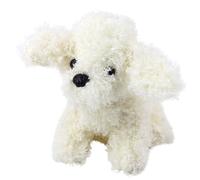 Giocattolo in Peluche Barboncino Miniatura Bianco 20 cm