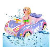 Giocattolo in piscina gonfiabile-Float cavalcale per bambini, float di acqua a forma di veicolo cartone animato, estate all'aperto per spiagge, laghi, piscine da cortile, 3+ divertimento, accessorio p