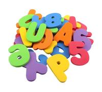 Giocattolo in schiuma - Set di 36 lettere e numeri, gioco educativo colorato | apprendimento per bambini di età compresa tra 1 e 3 anni. Divertente attività da bagno per Di