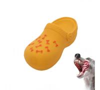 Giocattolo indistruttibile a forma di scarpa per cani, giocattolo squittente per cani, soddisfa il desiderio del cane di masticare le