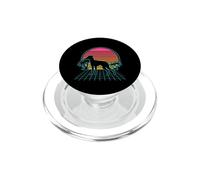 Giocattolo inglese Terrier Cane Vintage 80s Vaporwave PopSockets PopGrip per MagSafe