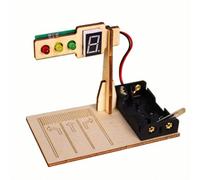 Giocattolo intelligente per il conto alla rovescia con display digitale, luce rossa e verde, per la