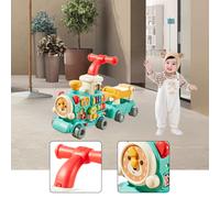 Giocattolo interattivo a spinta per bambini, girello a vapore per bambini,