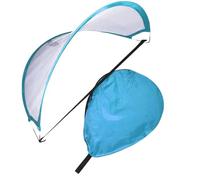Giocattolo interattivo con rete for allenamento all'aperto, porta da calcio pieghevole for bambini per interni(Light Blue)