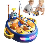 Giocattolo interattivo da pesca, 28 x 30 x 16,5 cm, grande gioco elettronico, gallery illuminato, lavagna magnetica educativa per bambini, apprendimento precoce, musica di sviluppo
