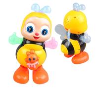 Giocattolo interattivo per bambini - Ape strisciante musicale illuminata, dispositivo colorato per lo sviluppo sensoriale dei cartoni animati, divertente attività di movimento in età prescolare, gioco