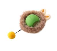 Giocattolo interattivo per gatti, palla per gatti, 360° Rolling Smart Ball per gatti e cani, 3 modalità di lavoro, giocattolo elettrico per gatti con luce LED per gatti (verde)