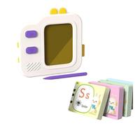 Giocattolo interattivo per l'apprendimento precoce con schermo LCD e flashcard per bambini all'asilo che leggono e scrivono abilità di sviluppo