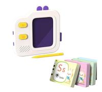Giocattolo interattivo per l'apprendimento precoce con schermo LCD e flashcard per bambini all'asilo che leggono e scrivono abilità di sviluppo