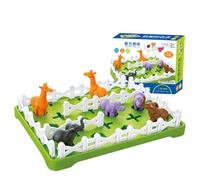 Giocattolo labirinto contadino per bambini Strategia educazione cognitiva con sfide logiche Viaggio amichevole Puzzle Attività Educativo Labirinto