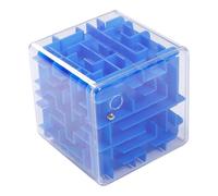 Giocattolo labirinto cubico - Cubo puzzle dimensionale, gioco labirinto con palline rotanti, design portatile, struttura in resistente | Giocattolo educativo Fidget Sviluppo delle abilità cog