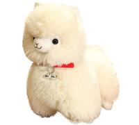 Giocattolo Lama Alpaca - Cuscino Abbraccio Bambola Di Peluche, Peluche Corto E Morbido, Animale Di Peluch Realistico Alpaca, Tenero Giocattolo In Cotone PP | Cuscino In Peluch Super Lungo Per Comple