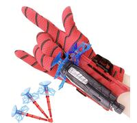Giocattolo Lanciatore da Polso a Ventosa con Web di Spade in Scatola per Bambini, Supereroi, Giochi Educativi Divertenti, Action Figure con Guanti da Ragno, Costume da Cosplay , Regalo per Bambini Pic