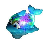 Giocattolo luminoso del delfino - Giocattolo luminoso del delfino a LED per piscina, delfino luminoso | Giocattolo di creatura marina di ingranaggi meccanici di movimento flessibile, giocattolo da