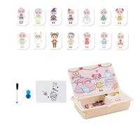 Giocattolo magnetico - Gioco di mappatura giocattolo educativo | Giochi di viaggio creativi tragecase bambini a partire da 3 ragazze a casa asilo gioco divertimento regalo