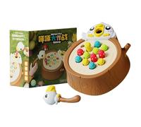 Giocattolo Magnetico Per Animali - Gioco Di Alimentazione Del Verme Picchio, Set Da Gioco Per Mangiatoia Per In Legno, Divertente Puzzle Di Apprendimento Sensoriale | Giocattoli Per Lo Svilupp