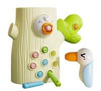 Giocattolo magnetico Picchio - divertente set educativo, gioco di alimentazione interattivo | lezioni di riconoscimento del colore, gioco di formazione della crescita cognitiva, capacità di
