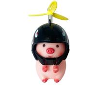 Giocattolo Manubrio - Accessorio per Figure Animali, Ornamento del Casco ' | Bambola per Moto Decorativa, Decorazione per Bici da Cartone Animato, Accessorio Scooter per Scenario dei Ciclisti