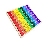 Giocattolo matematico con tabellone per la moltiplicazione arcobaleno per