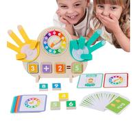 Giocattolo Matematico Conteggio Dita - Giochi con Orologio e Calcolo Addizioni Sottrazioni - Forniture didattiche prescolari per l'educazione precoce